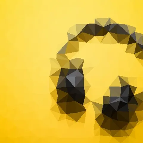 Low Poly effect on a product photo