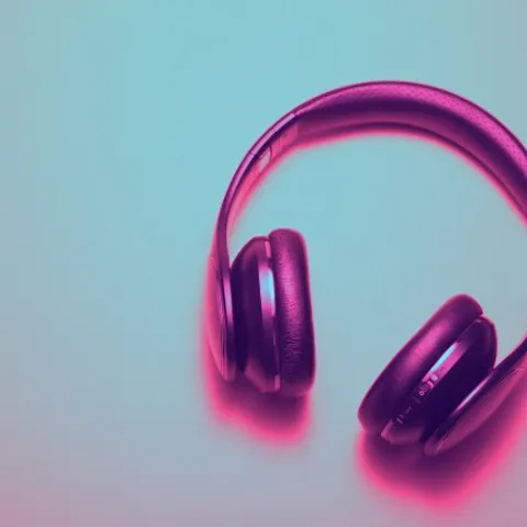 Vaporwave effect on a product photo